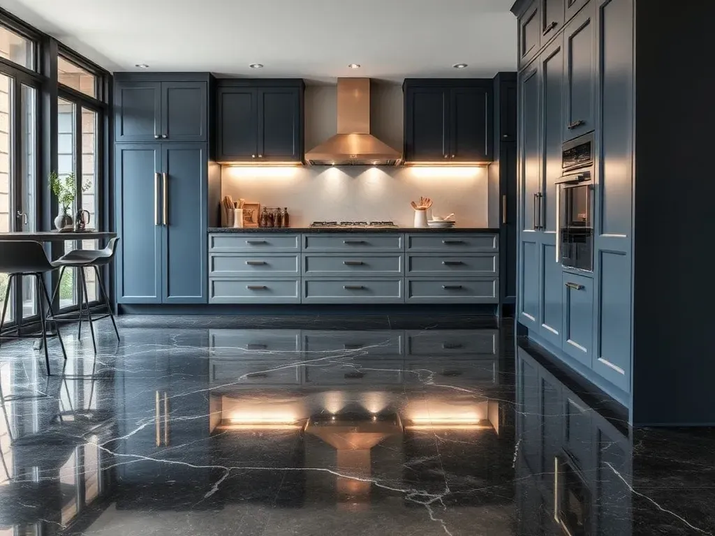 posadzki żywiczne w kuchni