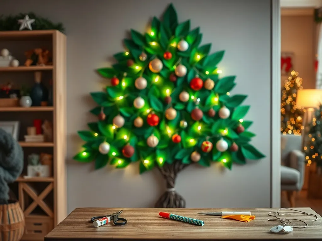 Jak zrobić choinkę na ścianie? Prosty przewodnik krok po kroku