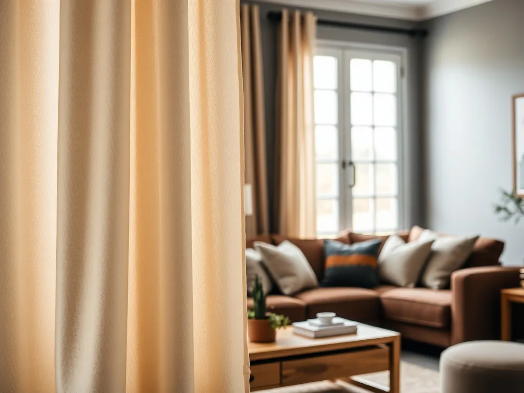 Jakie zasłony do szarych ścian i brązowych mebli? Oto najlepsze pomysły!