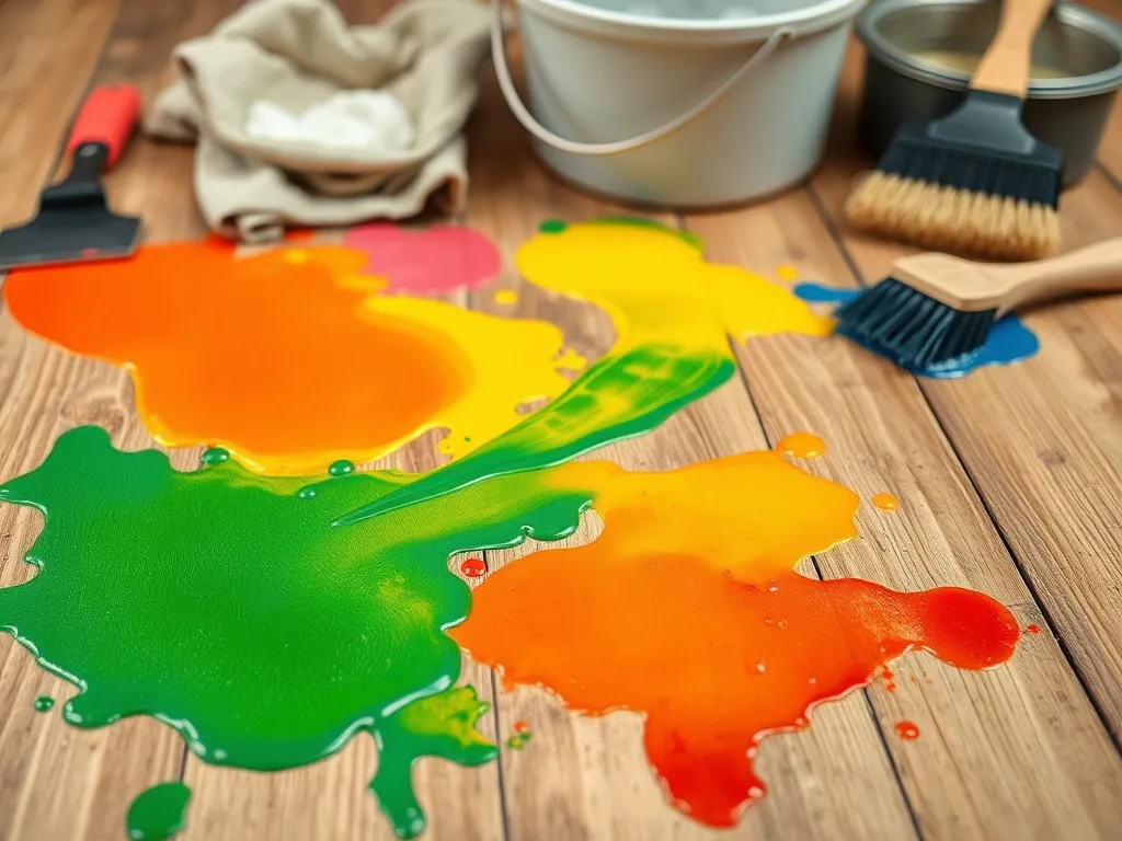 Czym usunąć farbę olejną z podłogi? Sprawdzone metody i porady