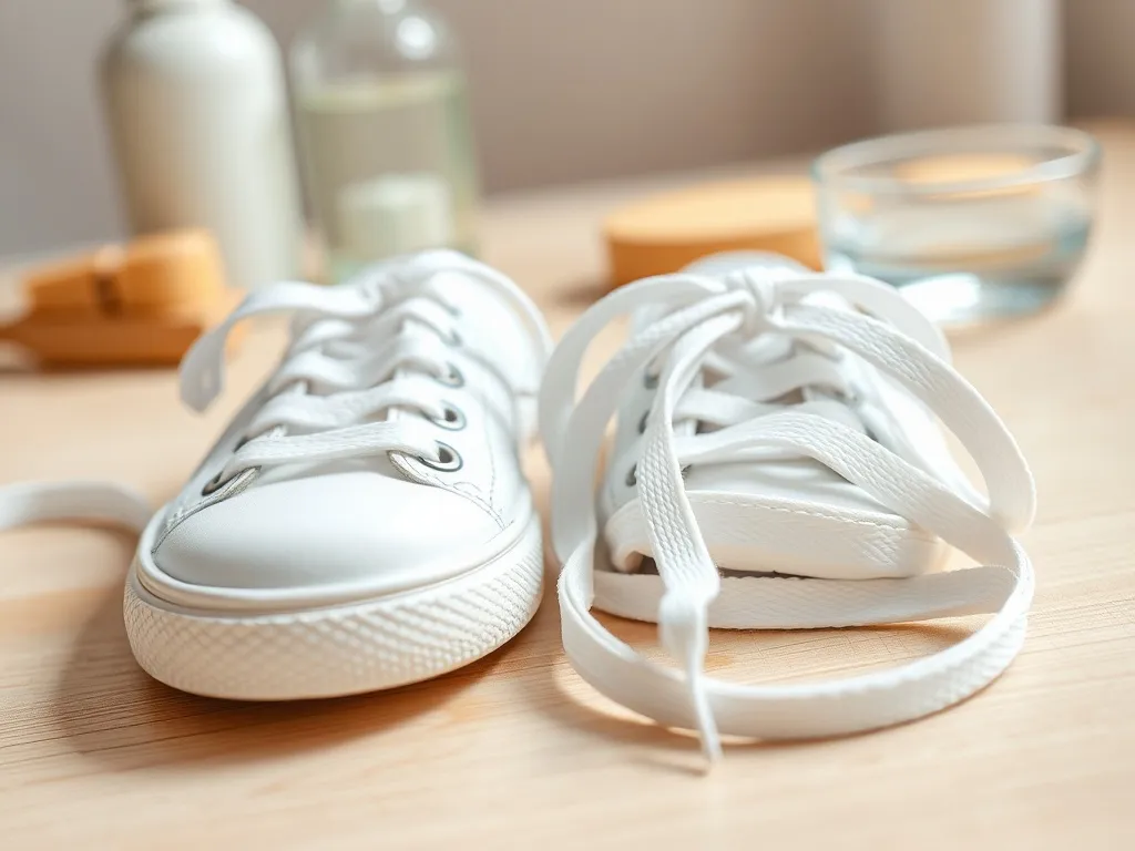 Jak wyczyścić białe sznurówki? Sprawdzone metody i porady